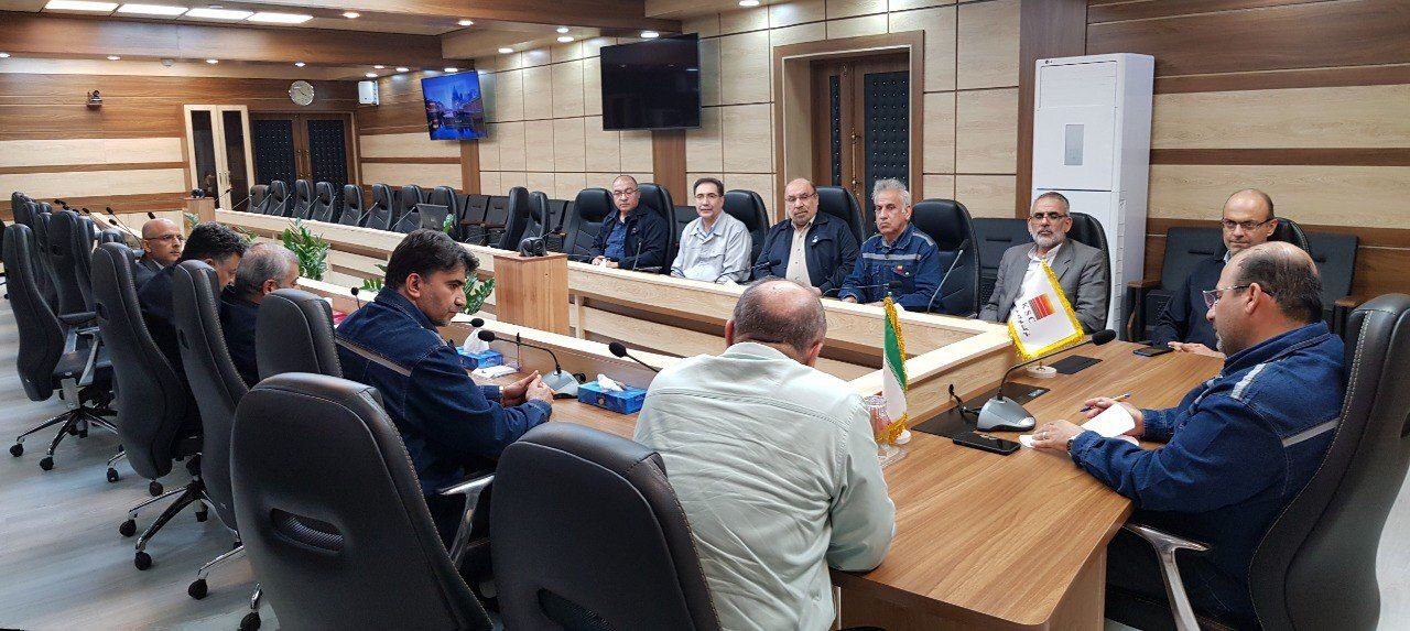 دیدار نوروزی مدیرعامل شرکت فولاد خوزستان با مدیران عامل شرکت‌های تابعه