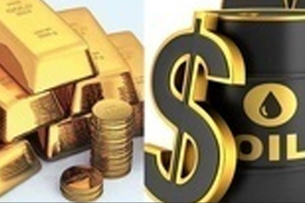 کاهش قیمت نفت و افزایش نرخ طلا در بازارهای جهانی