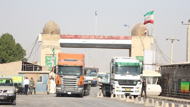 صادرات به عراق بدون هیچ وقفه‌ای در حال انجام است