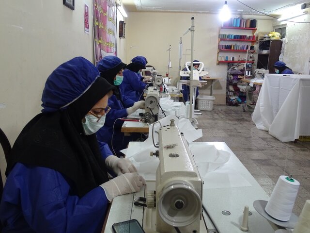 تولید ماسک N۹۵ در استان زنجان آغاز شد