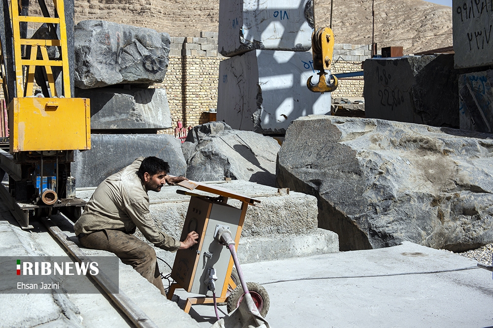 اصفهان، قطب صنعت سنگ در ایران