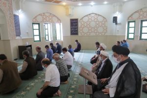 بازدید مدیر ستاد اقامه نماز استان یزد از نماز خانه و کارخانه گندله سازی اردکان