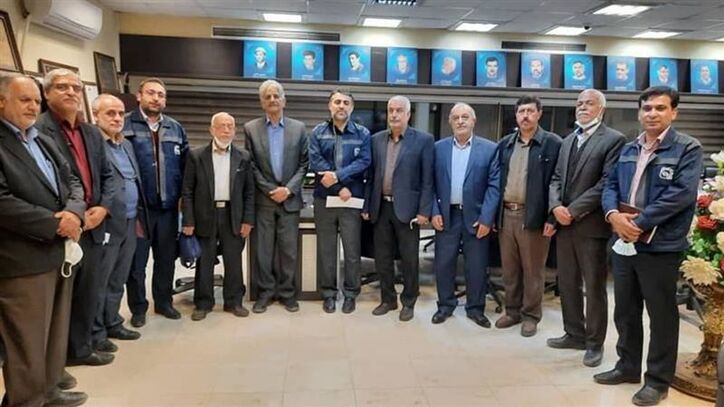 جلسه منتخبین بازنشستگان شرکت سنگ آهن با مدیرعامل صندوق بازنشستگی فولاد کشور