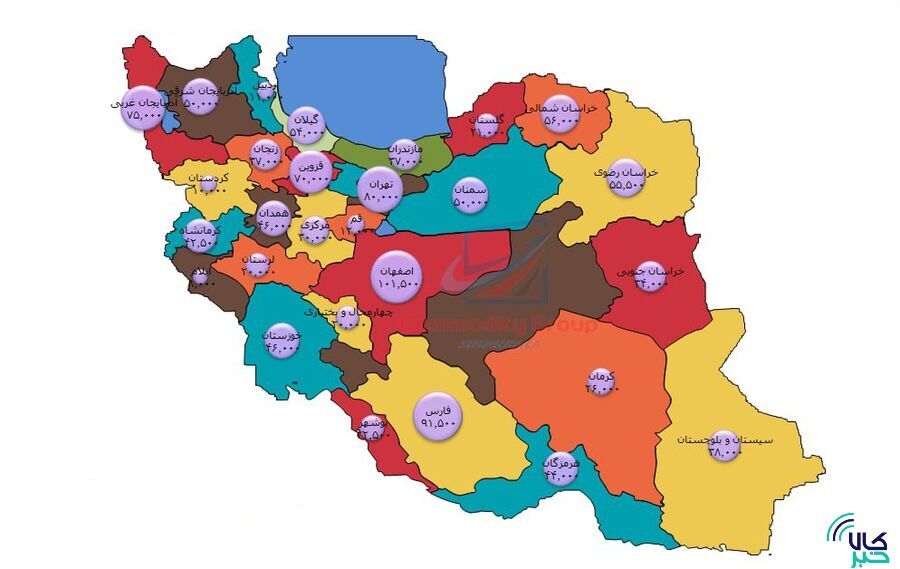 کوک ساعت بورس کالا به وقت سیمانی‌ها