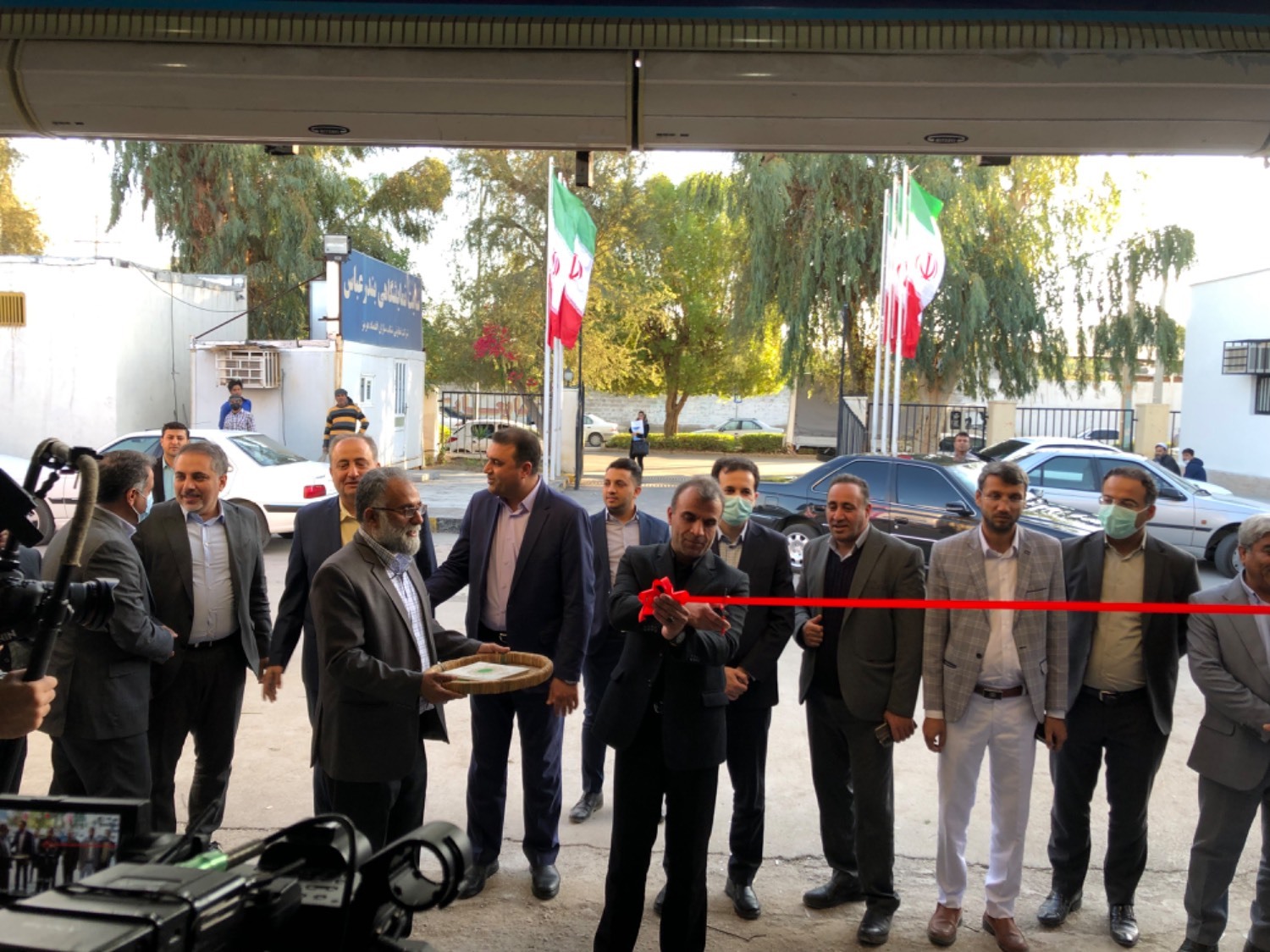افتتاح نمایشگاه دانش بنیان و بومی‌سازی استان هرمزگان