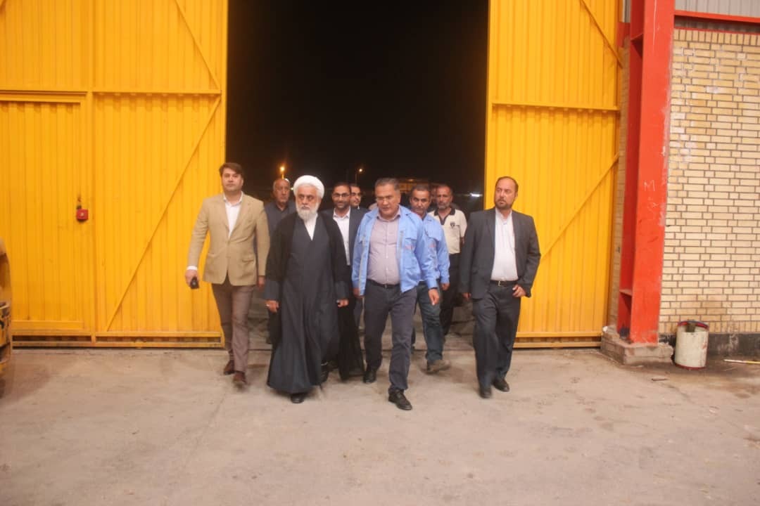 بازدید سرپرست فرماندار شهرستان مسجدسلیمان از کارخانه آلومینیوم کاوه خوزستان