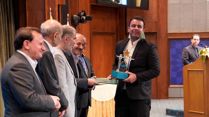 کسب نشان ستاره ملی مدیریت روابط عمومی ایران توسط روابط عمومی سیمیدکو