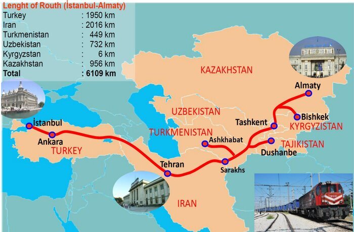 ایران؛ مسیر طلایی اتصال ریلی چین-اروپا