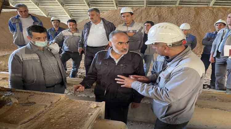 بازدید مدیر عامل شرکت گسترش صنایع معدنی کاوه پارس و مهندس حسینی مدیرعامل گروه سیمان تهران از شرکت سیمان ایلام