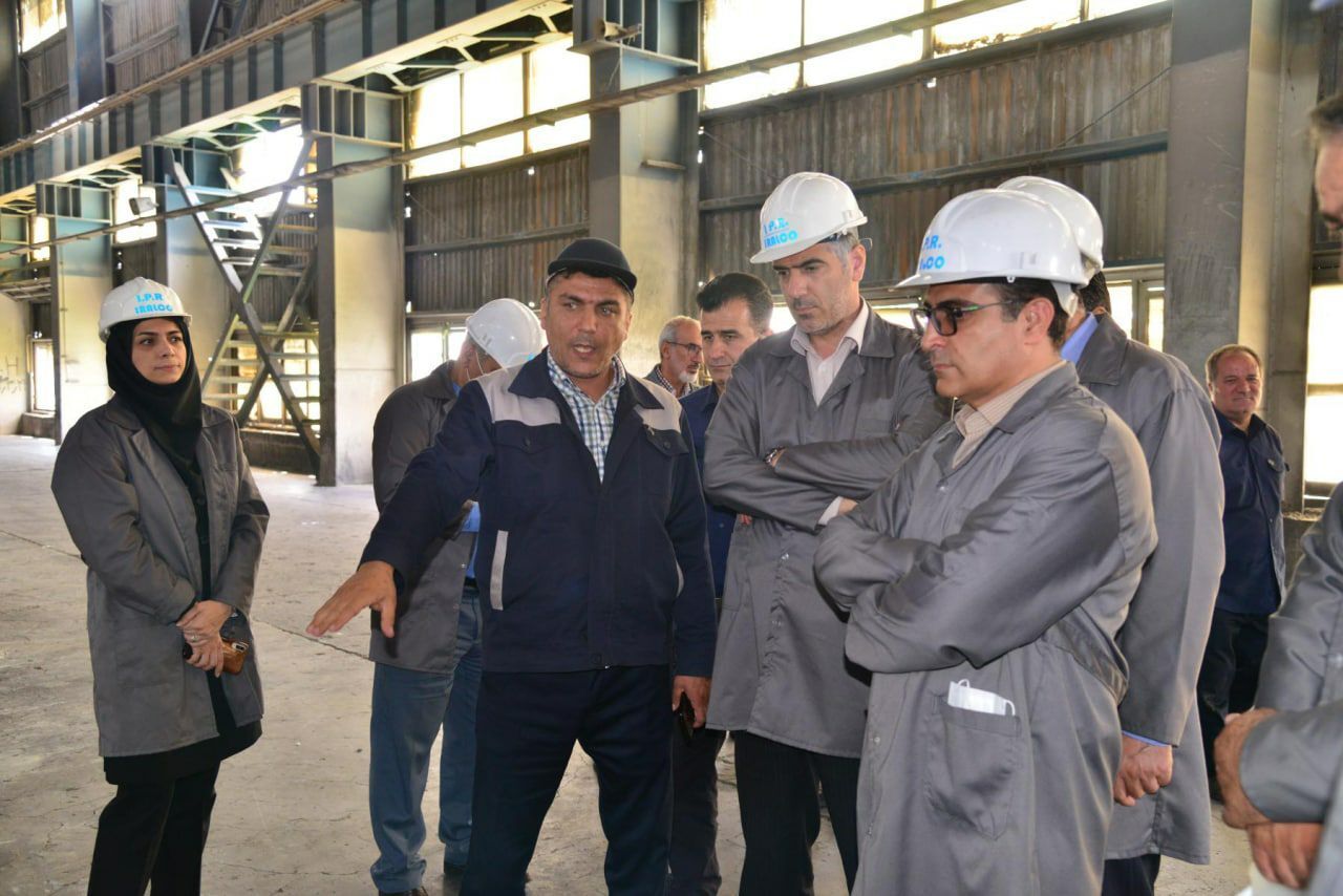 بازدید مهندس رستمی مدیرکل سازمان فنی و حرفه‌ای استان مرکزی از شرکت آلومینیوم ایران