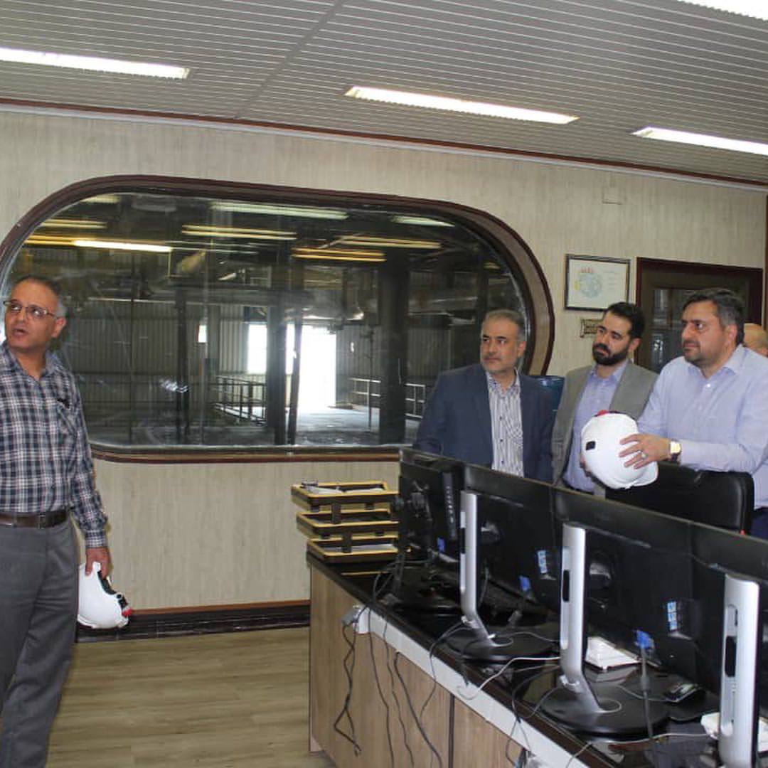 بازدید مدیرعامل شرکت سرمایه گذاری صدر تامین از شرکت معدنی املاح ایران