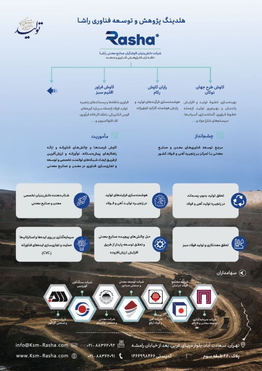 تقویت اقتصاد دانش‌بنیان و بومی‌سازی تکنولوژی؛ دو ماموریت اصلی راشا