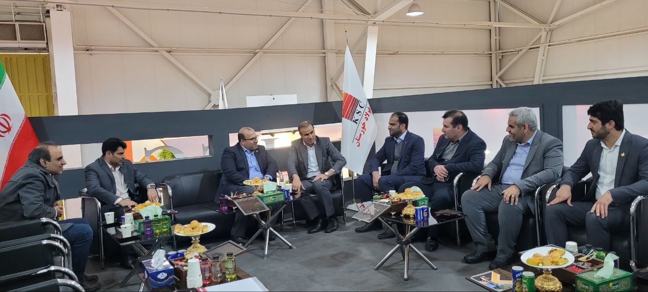 بازدید مهندس ابراهیمی مدیرعامل شرکت فولاد خوزستان از شرکت‌های دانش بنیان/ برگزاری نشست خبری مدیرعامل شرکت فولاد خوزستان