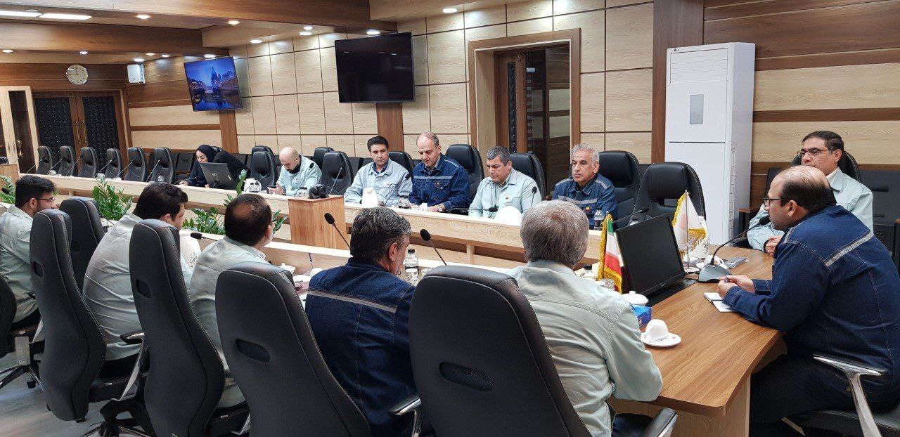 جلسه هماهنگی افتتاح کارخانه مگامدول آهن اسفنجی (زمزم ۳) فولاد خوزستان برگزار شد