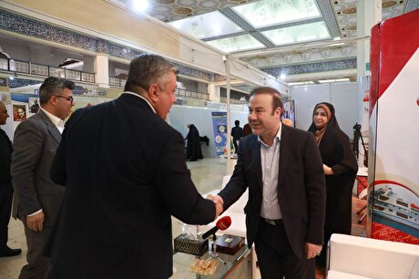 گزارش تصویری بازدید عطاالله معروفخانی، مدیرعامل شرکت فولاد هرمزگان از بیست و چهارمین نمایشگاه رسانه‌ها در تهران