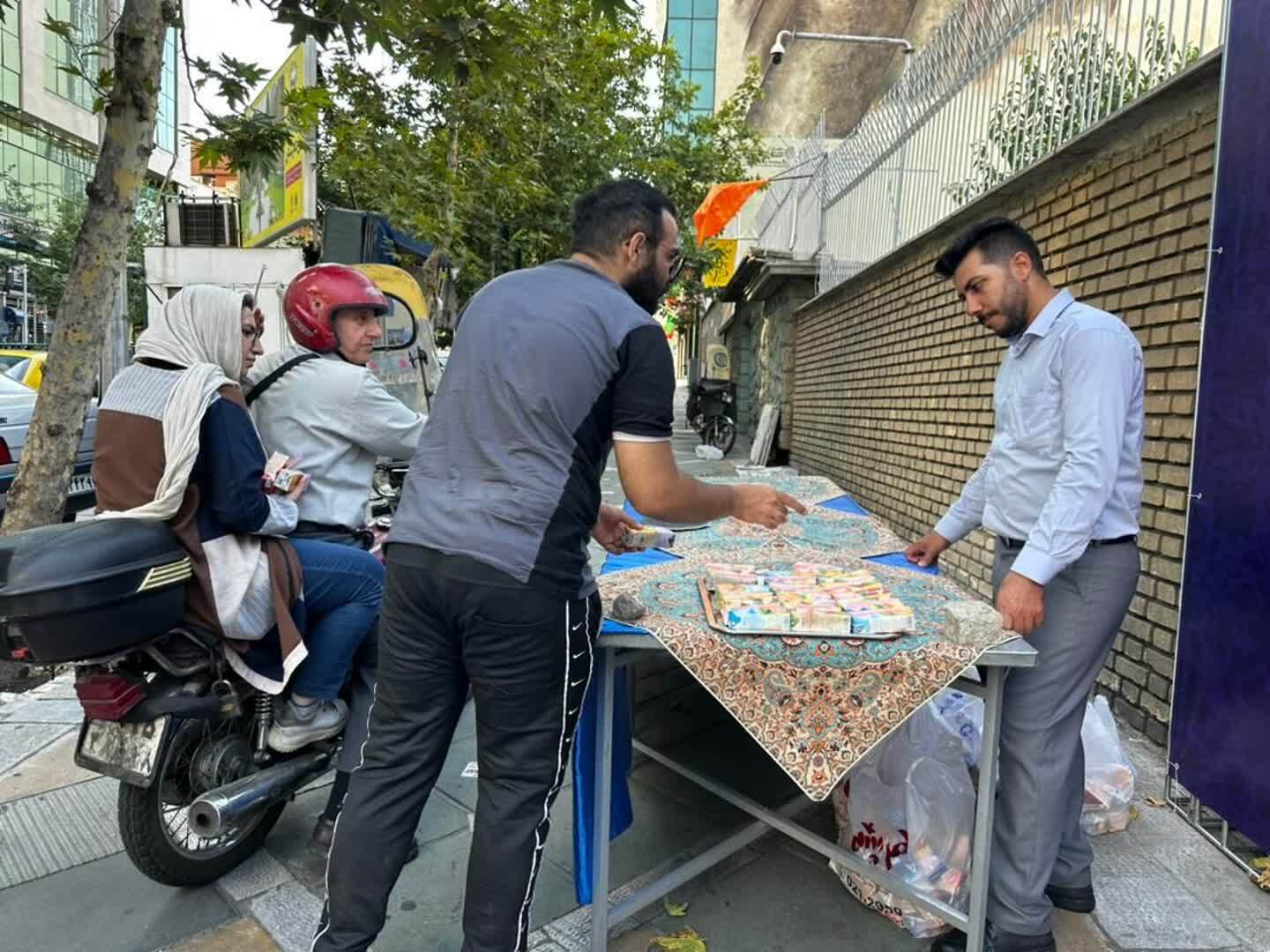 برپایی موکب پذیرایی شهدای صنعت مس در دهه ولایت و امامت