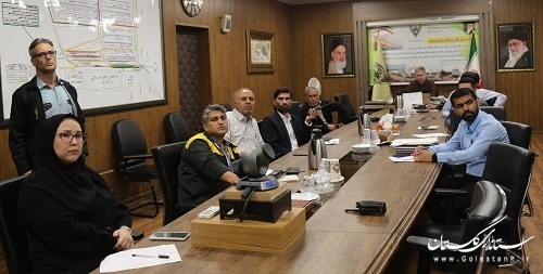برگزاری اولین مانور مشترک دور میزی ریلی پدافند غیر عامل راه آهن‌های استان گلستان و مازندران