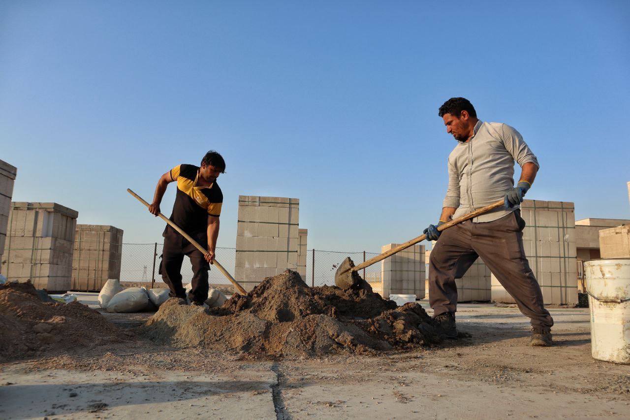 آماده سازی موکب فولاد اکسین خوزستان در پایانه مرزی شلمچه