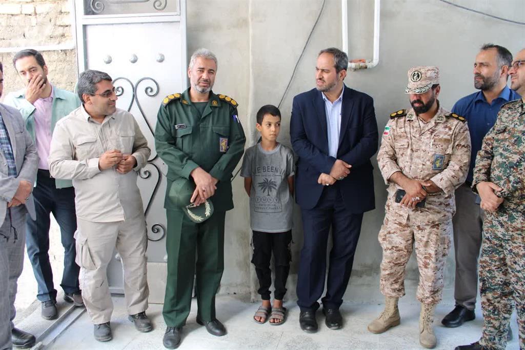 پنجاه و چهارمین منزل مسکونی برای اقشار نیازمند ساخته شد