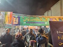 برپایی موکب شرکت فولاد مبارکه در گلستان شهدای اصفهان+تصاویر