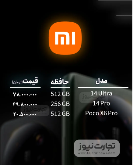 قیمت گوشی موبایل امروز چهارشنبه ۳۰ خرداد ۱۴۰۳