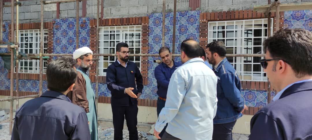 معاون منابع انسانی و امور اجتماعی فولاد خوزستان از ساختمان موکب شهدای فولاد در پایانه مرزی چذابه بازدید کرد